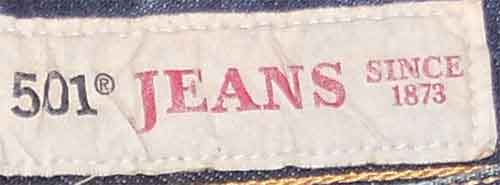 Levis 501 Jeans seit 1873