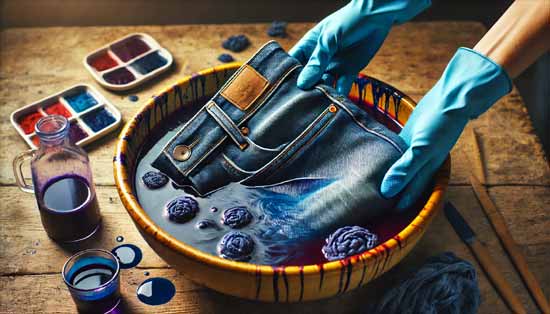 Jeans färben Jeans färben